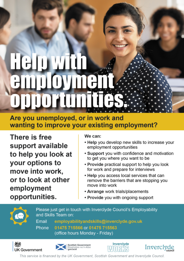 Inverclyde Council Employability Leaflet
