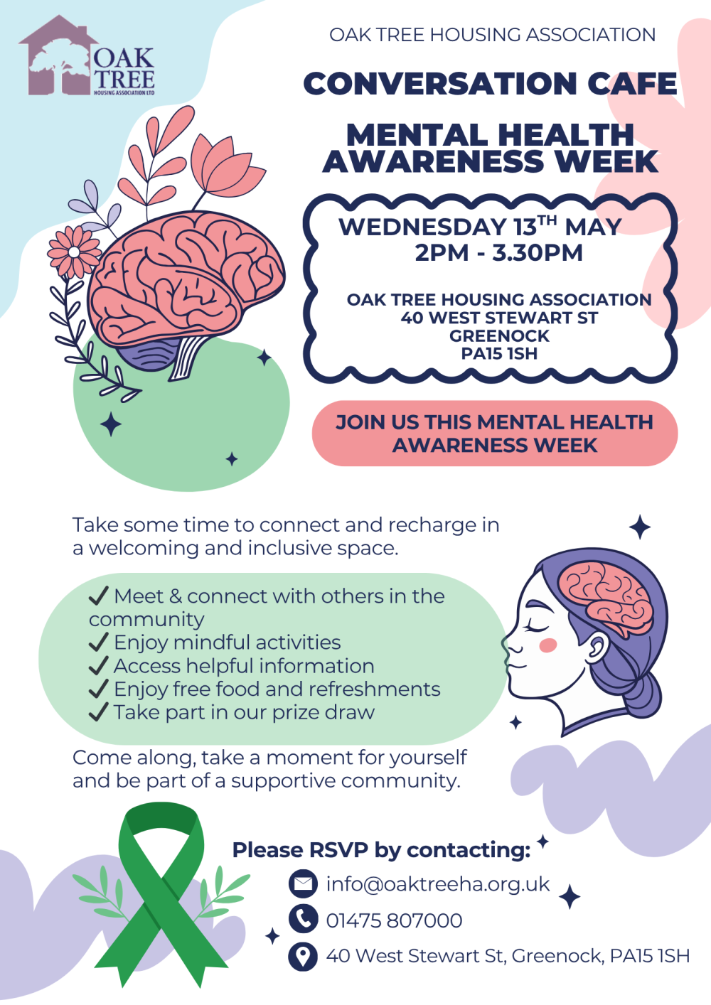 Conversation Cafe - Mental Health Awareness Week