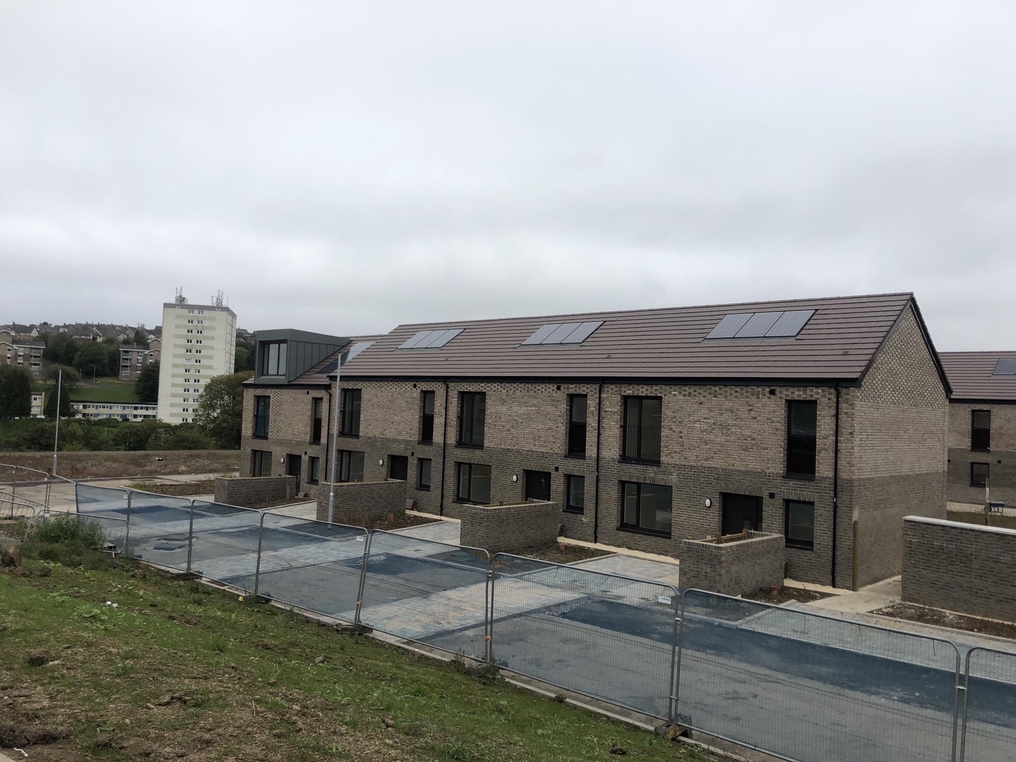 Bunston Grove houses being built