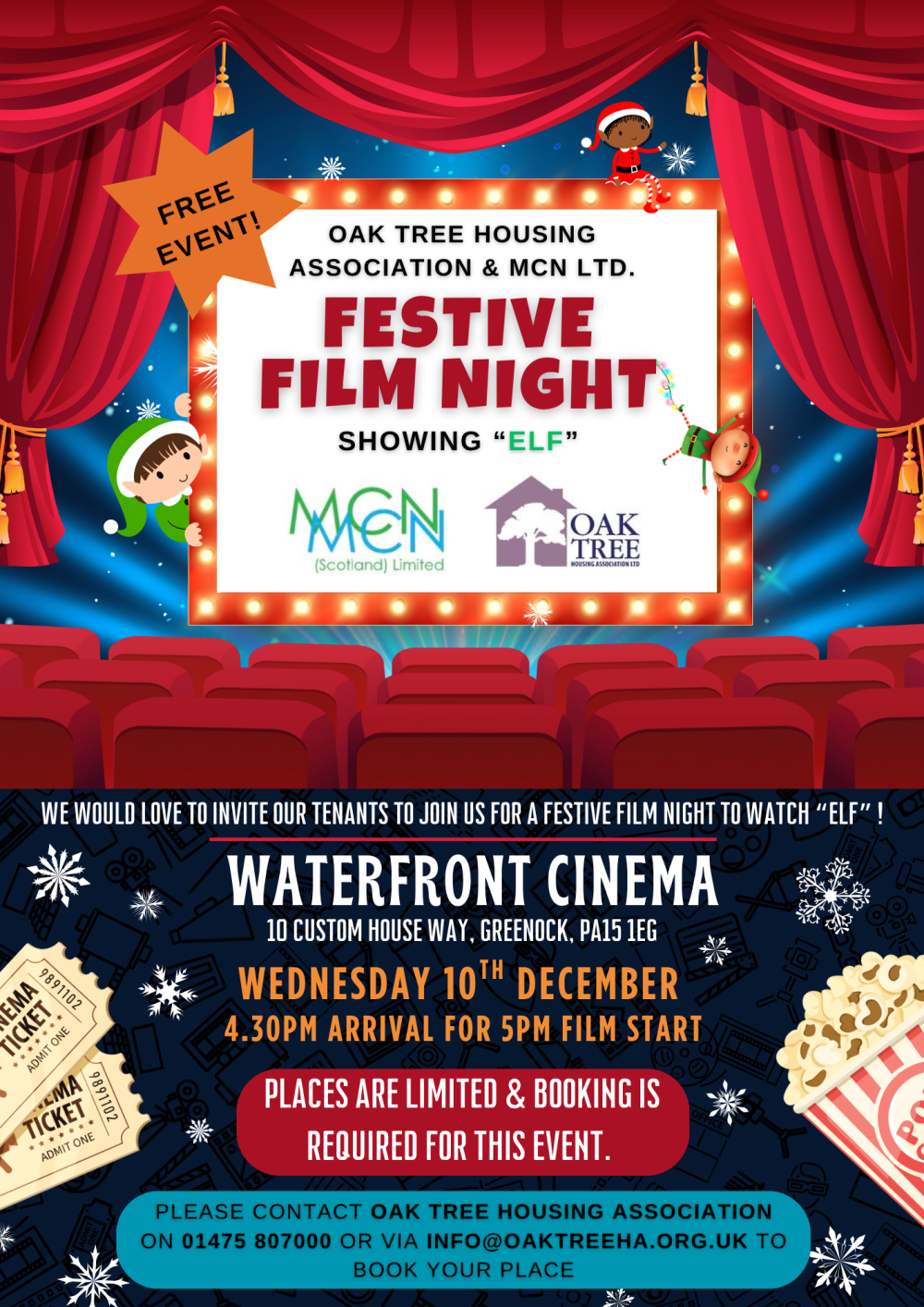 Festive Film Night 2025 Flyer