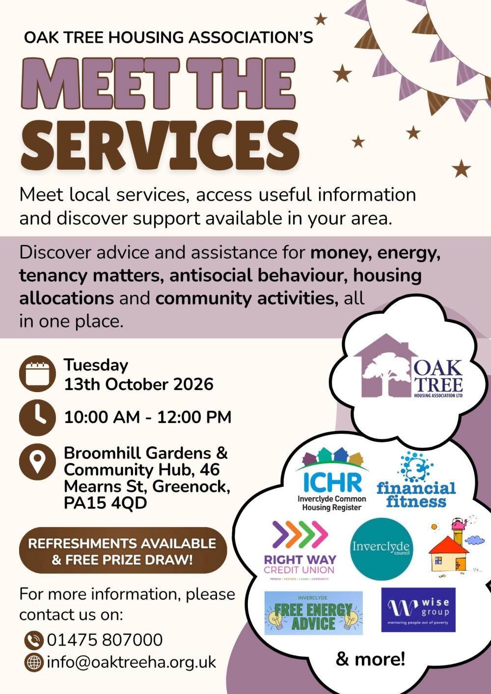 Meet the Services Event Flyer